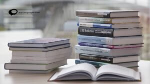 "Digital Marketing course materials with a laptop and creative icons - Study Digital Marketing courses in Canada"