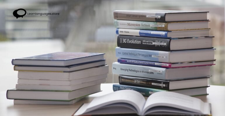 "Digital Marketing course materials with a laptop and creative icons - Study Digital Marketing courses in Canada"