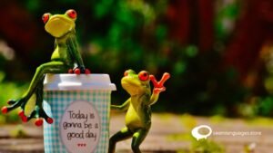 "Image featuring Spanish phrases expressing 'Have a good day' with colorful backgrounds, representing diverse ways to convey well-wishes in Spanish."
