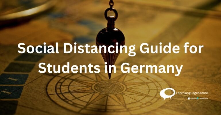 Social Distancing Guide for Students in Germany