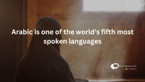 Arabic is one of the world's fifth most spoken languages