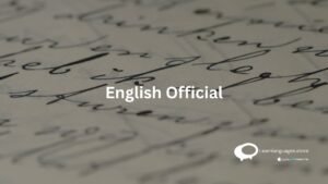 English official