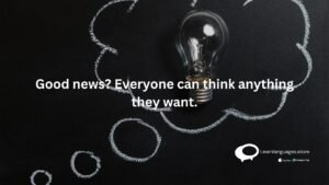 Good news ? Everyone can think anything they want