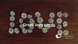 Greek love words