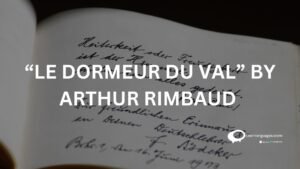 le dormeur du val by arthur rimbaud