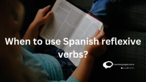 When to use Spanish reflexive verbs ?