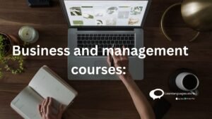 Business and management courses: