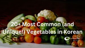 20+ Most Common (and Unique!) Vegetables in Korean