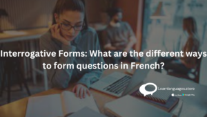 studying French interrogative forms