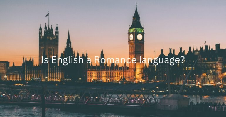 A timeline showing the evolution of the English language from Old English to Modern English.